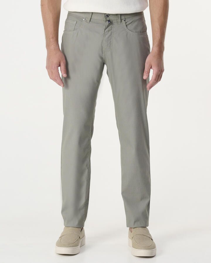 Pierre Cardin Tapered fit chino met structuurmotief model 'Lyon' - Foto 5