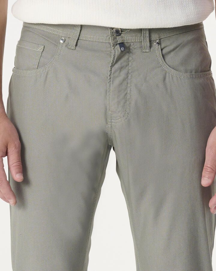 Pierre Cardin Tapered fit chino met structuurmotief model 'Lyon'