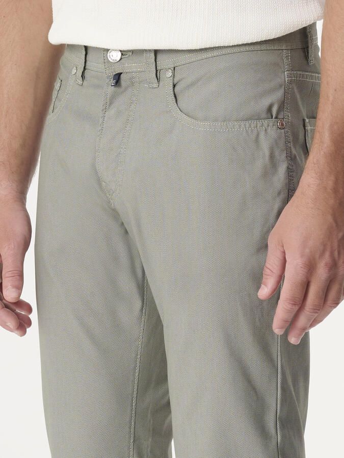 Pierre Cardin Tapered fit chino met structuurmotief model 'Lyon' - Foto 2