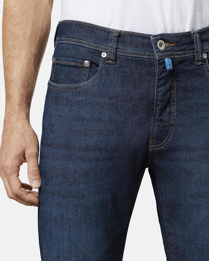 Pierre Cardin Jeans Lyon taps toelopende toekomstige flex Blauw Heren