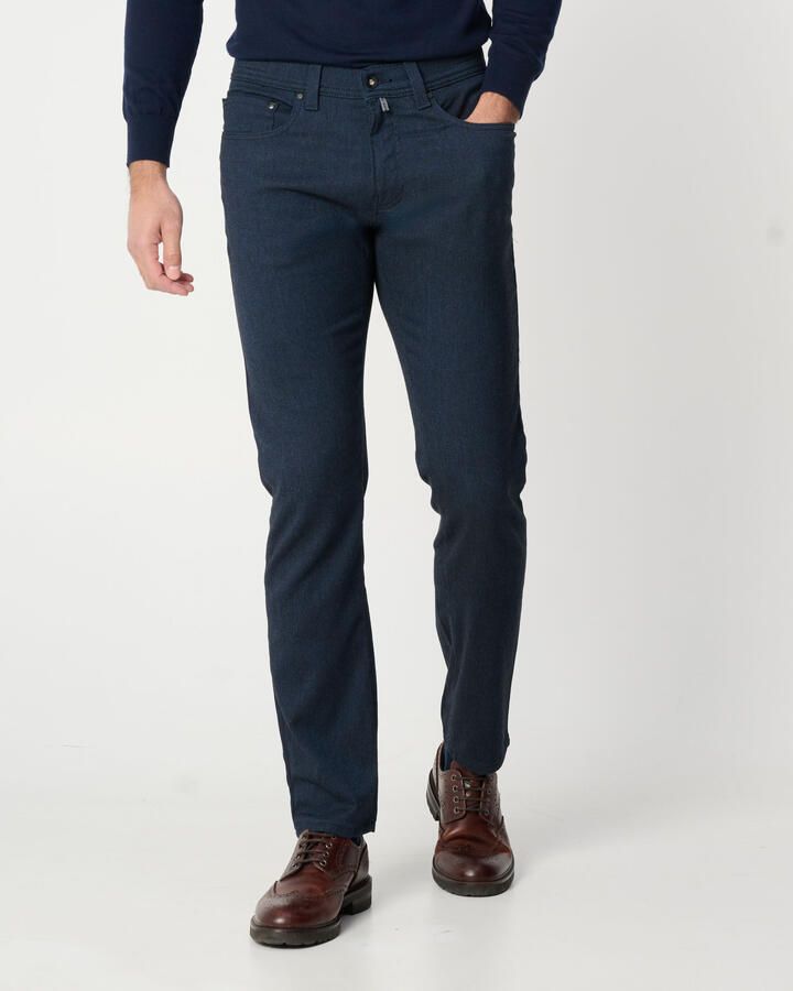 Pierre Cardin Tapered fit stoffen broek in gemêleerde look - Foto 5