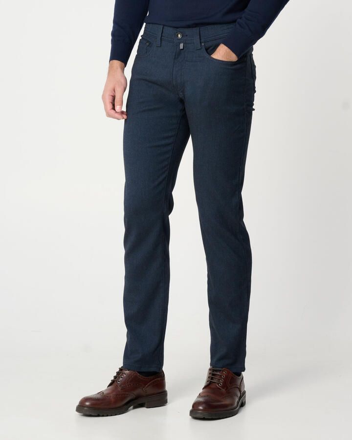 Pierre Cardin Tapered fit stoffen broek in gemêleerde look - Foto 2