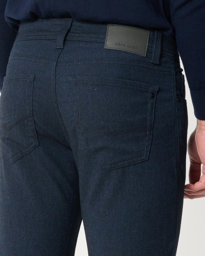 Pierre Cardin Tapered fit stoffen broek in gemêleerde look - Foto 4