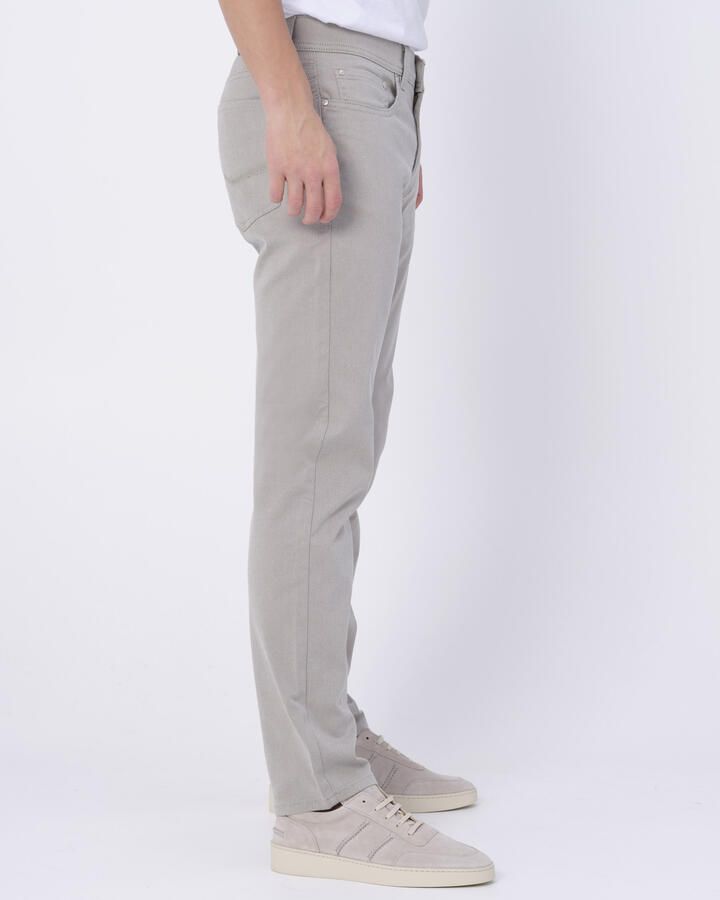 Pierre Cardin Futureflex Lyon Tapered Katoenen Broek Beige Heren - Foto 5