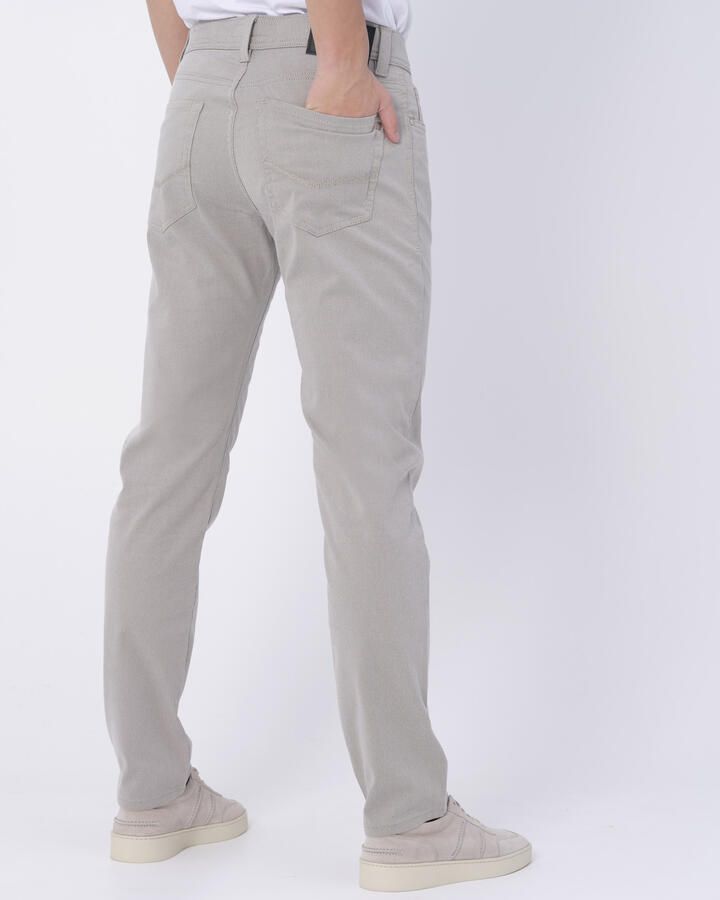 Pierre Cardin Futureflex Lyon Tapered Katoenen Broek Beige Heren - Foto 6