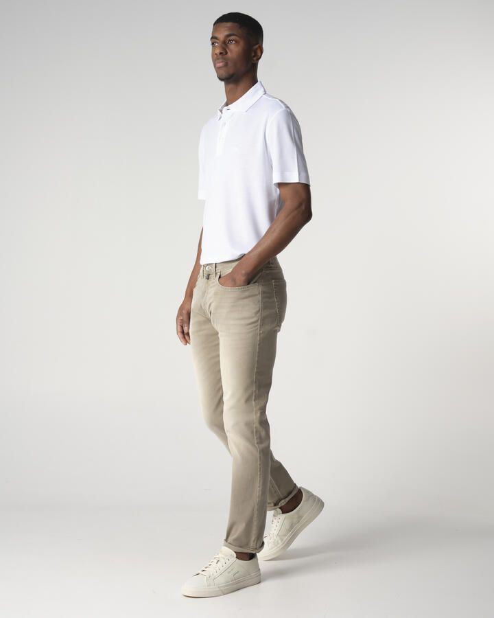 Pierre Cardin Regular fit broek in used-look model 'Lyon' - Foto 3