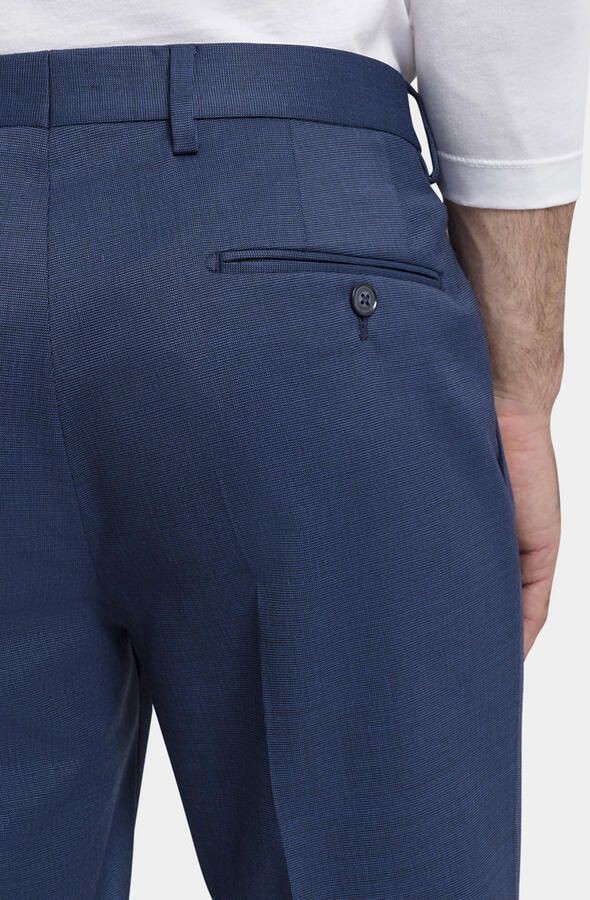 Pierre Cardin Slim fit stoffen broek met scheerwol - Foto 2