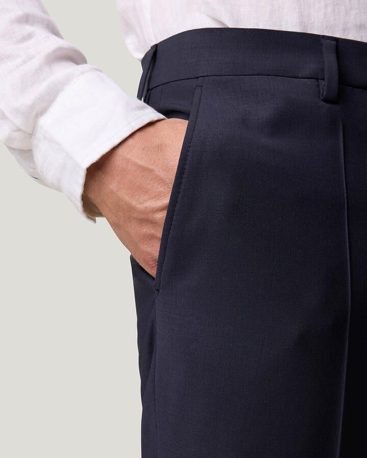 Pierre Cardin Stoffen broek met bandplooien model 'Ryan'