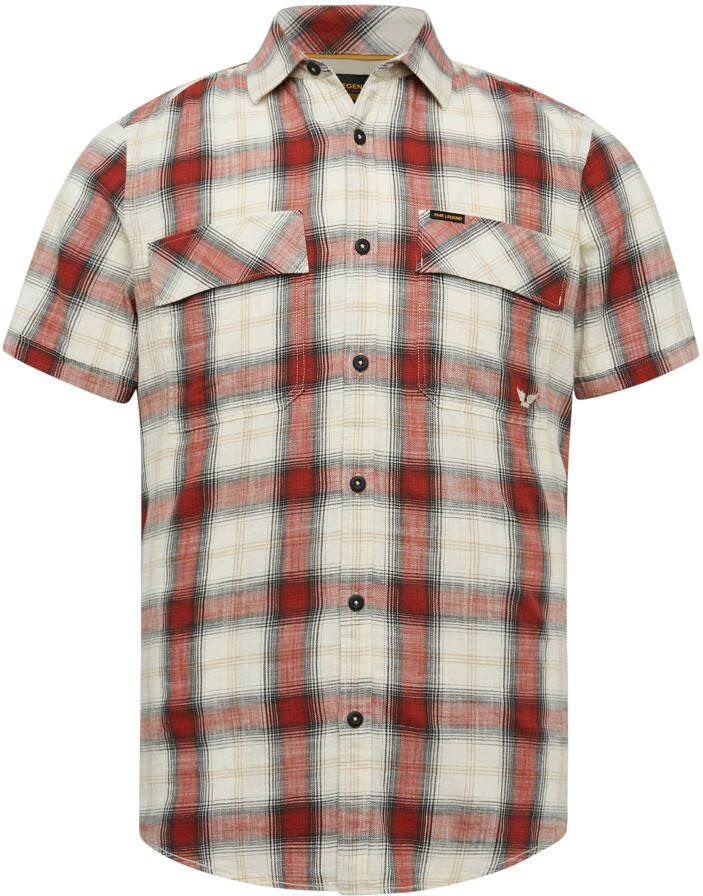 PME Legend geruit regular fit overhemd 2088 - Foto 3
