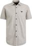 PME LEGEND Heren Overhemden Short Sleeve Shirt Yarn Dyed Stripe Beige - Thumbnail 3