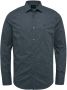 PME LEGEND Heren Overhemden Long Sleeve Shirt Print On Ctn Slub Donkerblauw - Thumbnail 3
