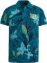 PME Legend regular fit polo met all over print blauw - Thumbnail 2