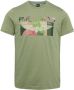 PME Legend regular fit T-shirt met printopdruk Oil green - Thumbnail 2