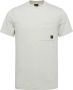PME Legend Gebroken Wit T-shirt Short Sleeve R-neck Open End Melange Jersey - Thumbnail 4