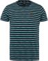 PME Legend Groene T shirt Short Sleeve R neck Space Yd Striped Jersey - Thumbnail 2