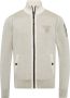 PME Legend Zip jacket cotton structure knit bone white Beige Heren - Thumbnail 4