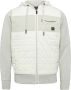 PME Legend Zip jacket material mix hybrid sty silver lining Wit Heren - Thumbnail 1