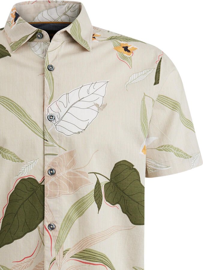 PME Legend Korte Mouw Bedrukt Katoenen Overhemd Multicolor Heren