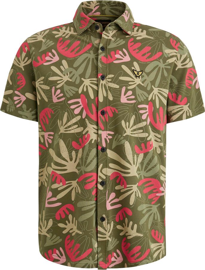 PME Legend Kort overhemd met trendy print Multicolor Heren