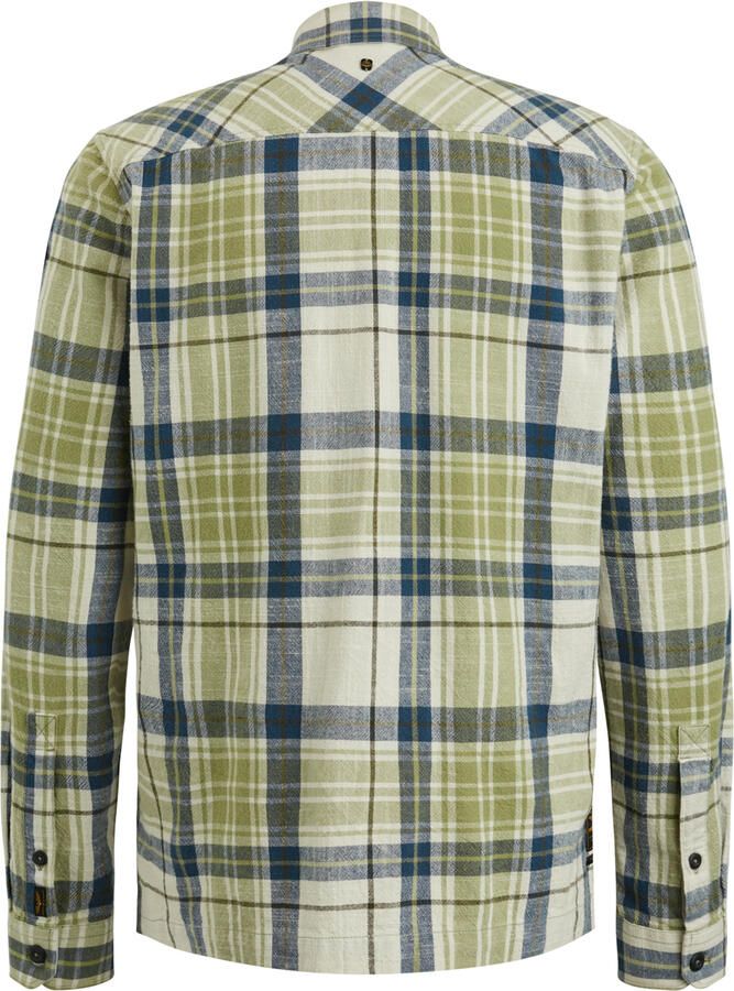 PME LEGEND Heren Overhemden Long Sleeve Shirt Ctn Yd Check Groen - Foto 4