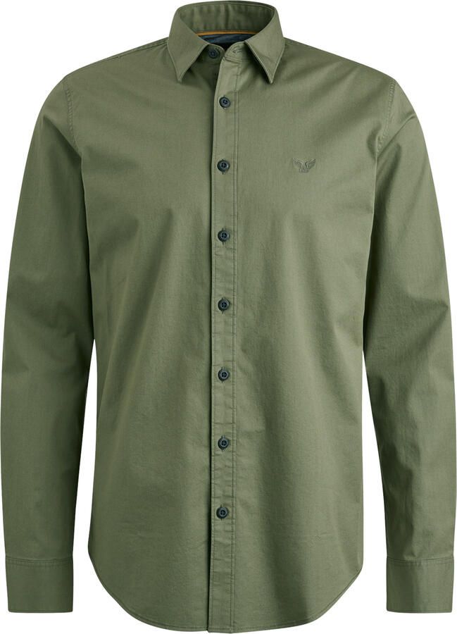 PME Legend regular fit overhemd met logo groen - Foto 4