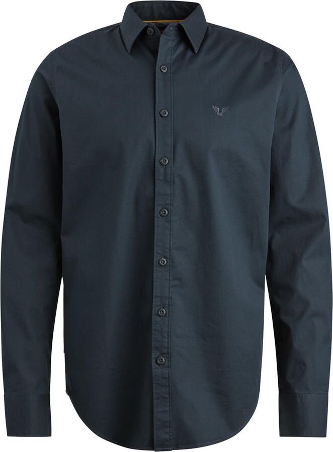 PME Legend regular fit overhemd met logo donkerblauw - Foto 3