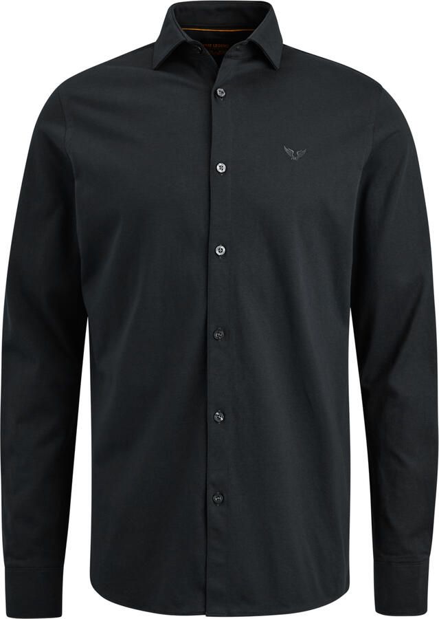 PME Legend regular fit satin jersey overhemd met logo zwart - Foto 4