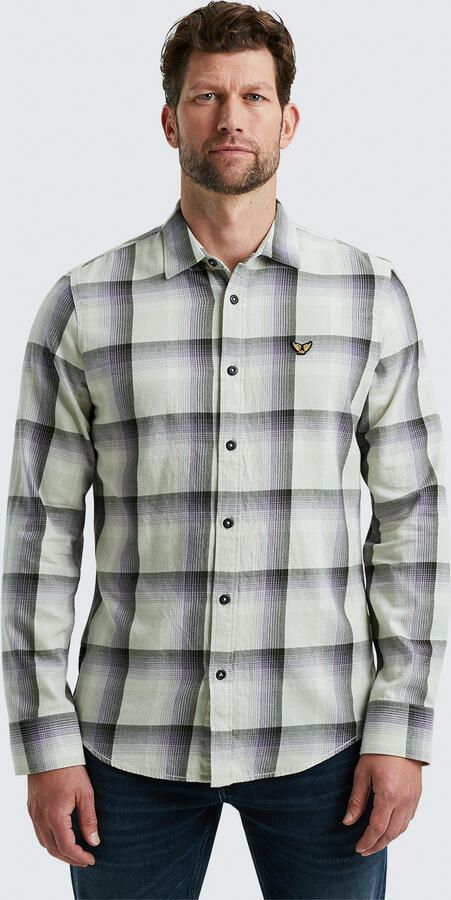 PME Legend Vrijetijdsoverhemd met labelstitching - Foto 3