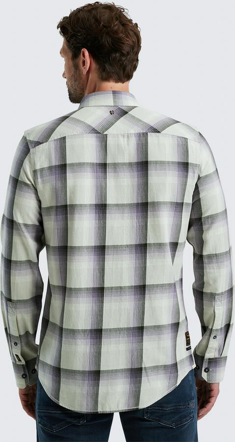 PME Legend Vrijetijdsoverhemd met labelstitching - Foto 2