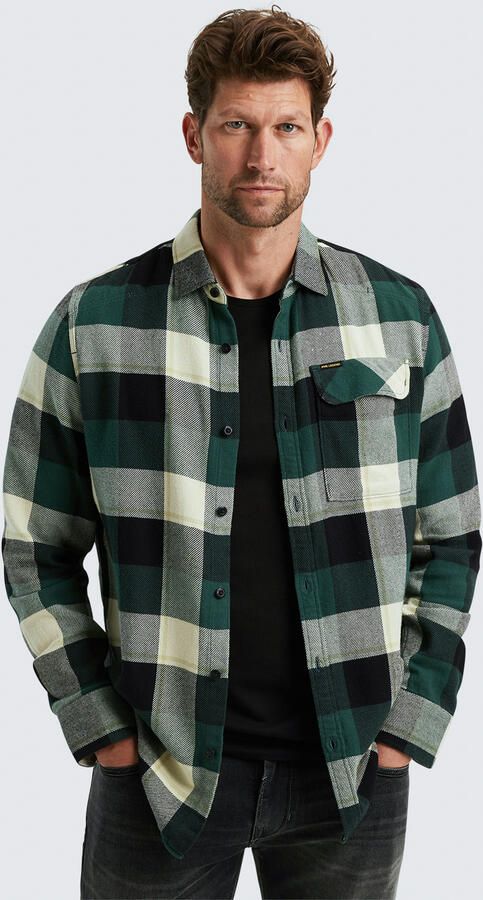 PME Legend Regular fit vrijetijdsoverhemd met borstzak - Foto 2