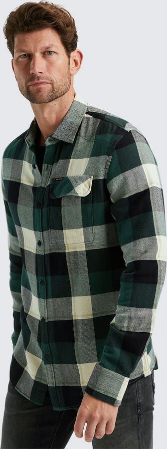 PME Legend Regular fit vrijetijdsoverhemd met borstzak - Foto 4