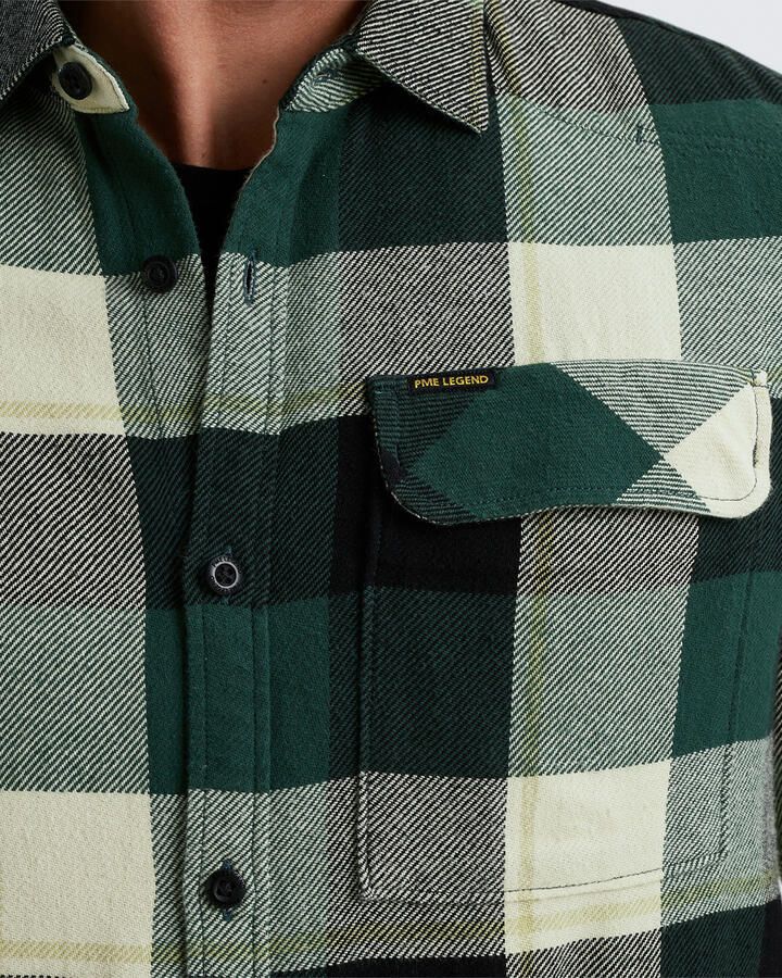 PME Legend Regular fit vrijetijdsoverhemd met borstzak