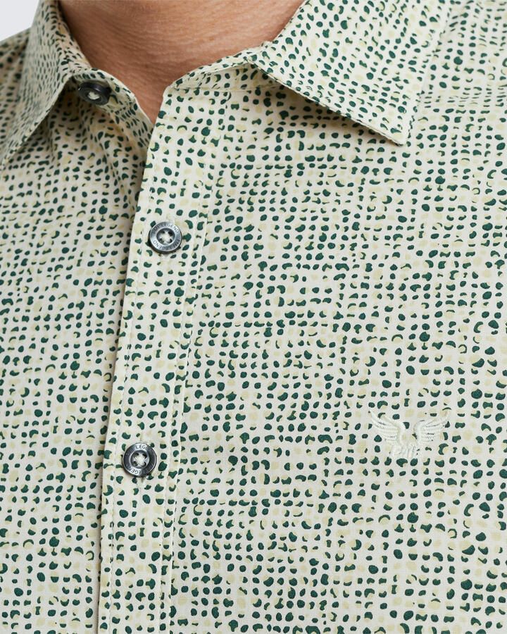 PME Legend Gedrukt lang mouw poplin overhemd Multicolor Heren