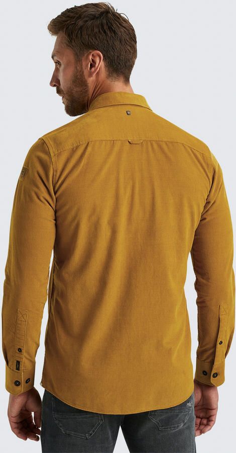 PME Legend Fijne Wafelkoord Overhemd Lange Mouw Brown Heren - Foto 2