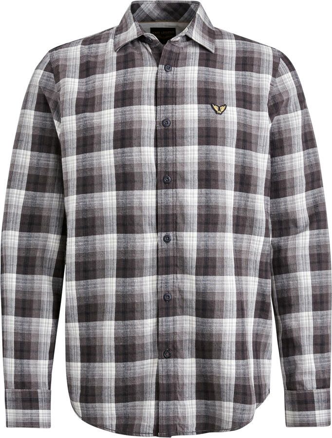 PME Legend Twill Yarndyed Overhemd Lange Mouw Brown Heren - Foto 5