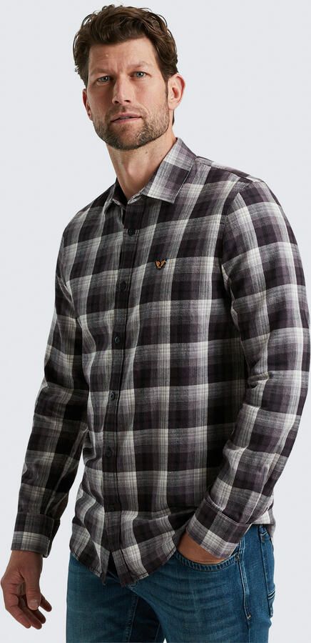 PME Legend Twill Yarndyed Overhemd Lange Mouw Brown Heren - Foto 4