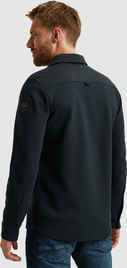 PME Legend Lange mouw shirt dubbelzijdig jersey Black Heren - Foto 7