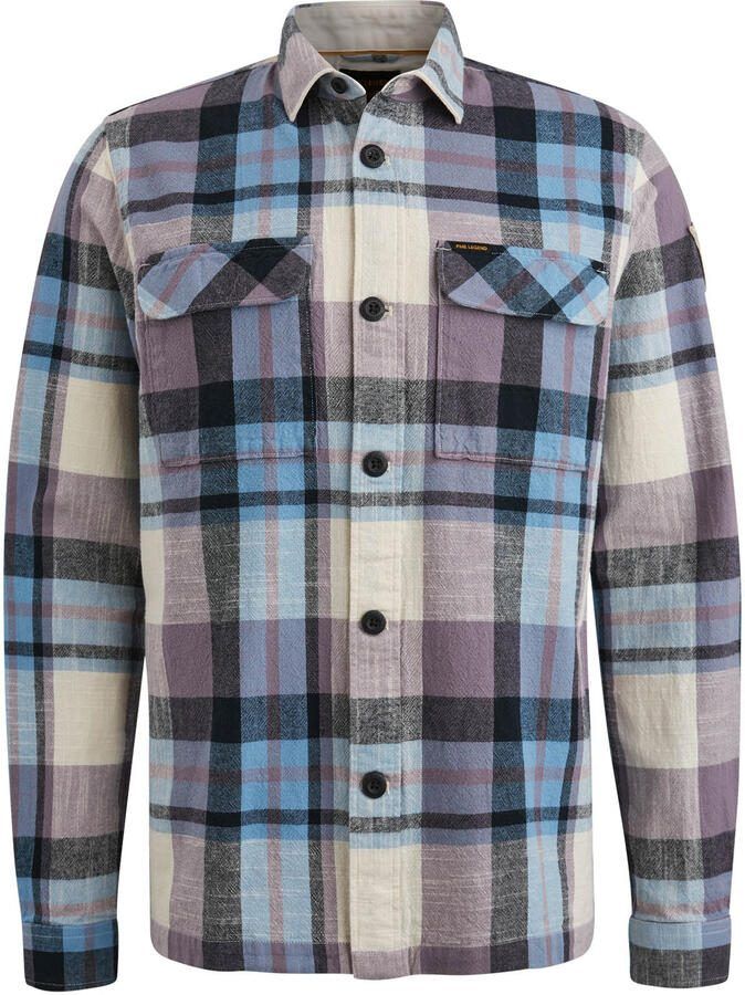 PME Legend Slub Yarn Dyed Overhemd Lange Mouw Multicolor Heren - Foto 2