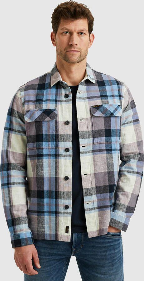 PME Legend Slub Yarn Dyed Overhemd Lange Mouw Multicolor Heren - Foto 5