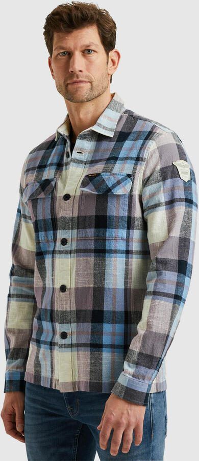 PME Legend Slub Yarn Dyed Overhemd Lange Mouw Multicolor Heren - Foto 7