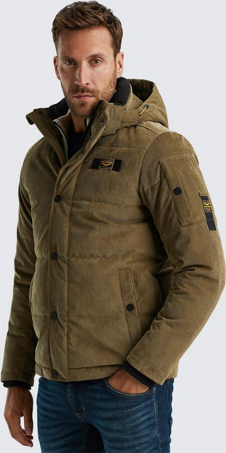 PME LEGEND Heren Jassen Semi Long Jacket Gobbler Clear Ford Khaki - Foto 4