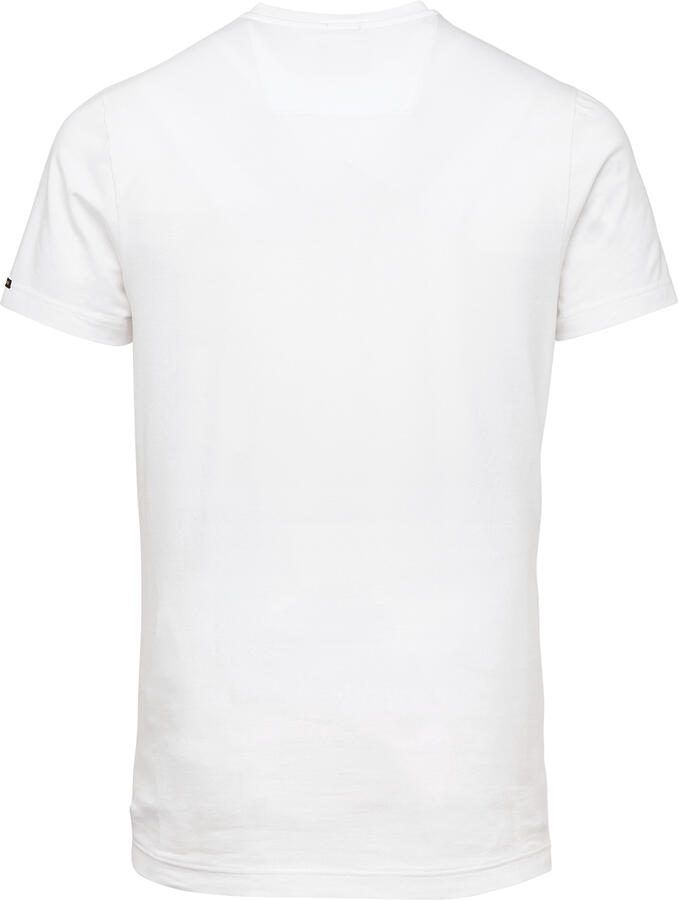 PME LEGEND Heren Polo's & T-shirts Short Sleeve R-neck Guyver Tee Wit - Foto 3