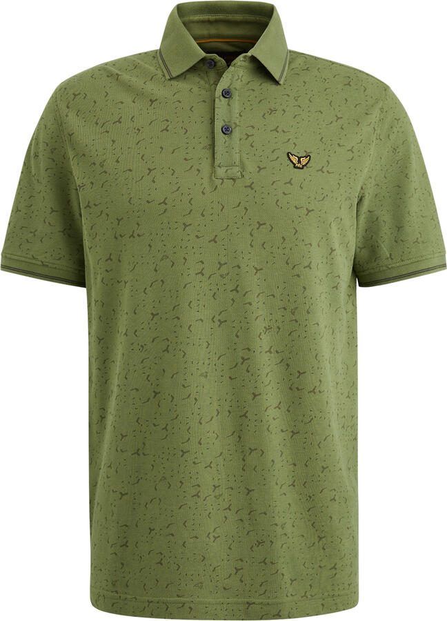 PME Legend Korte Mouw Polo Fijne Piqué Green Heren - Foto 3