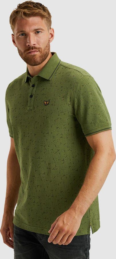 PME Legend Korte Mouw Polo Fijne Piqué Green Heren - Foto 6