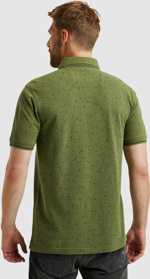 PME Legend Korte Mouw Polo Fijne Piqué Green Heren - Foto 4
