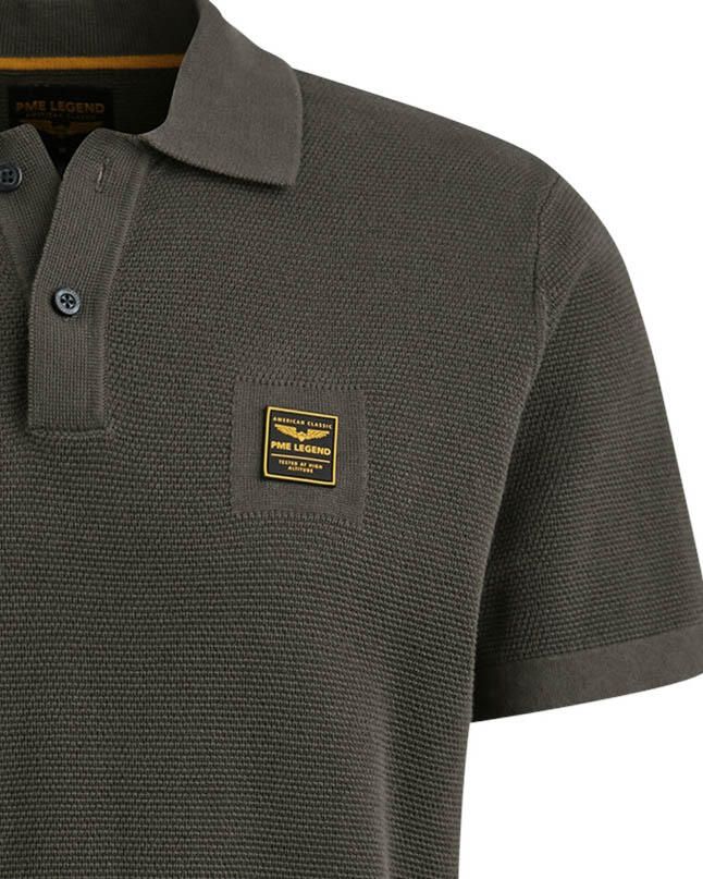 PME LEGEND Heren Polo's & T-shirts Short Sleeve Polo Cotton Groen - Foto 3