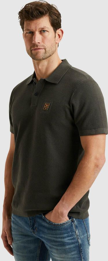 PME LEGEND Heren Polo's & T-shirts Short Sleeve Polo Cotton Groen - Foto 7