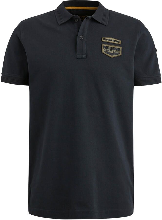 PME Legend Korte Mouw Polo Badges Black Heren - Foto 5