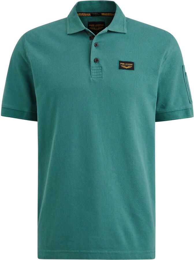 PME Legend Korte Mouw Polo Trackway Polo Green Heren - Foto 9