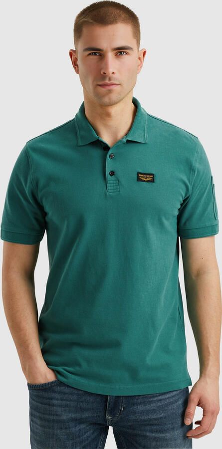 PME Legend Korte Mouw Polo Trackway Polo Green Heren - Foto 5